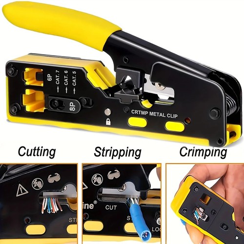 Rj45 crimp ethernet pass - rj45,