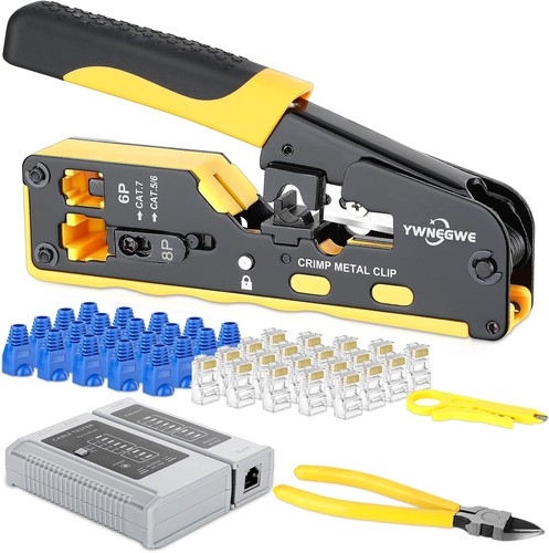 Rj45 pass through crimping - rj45,