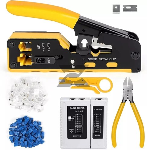 Ethernet pass through crimper - ethernet,